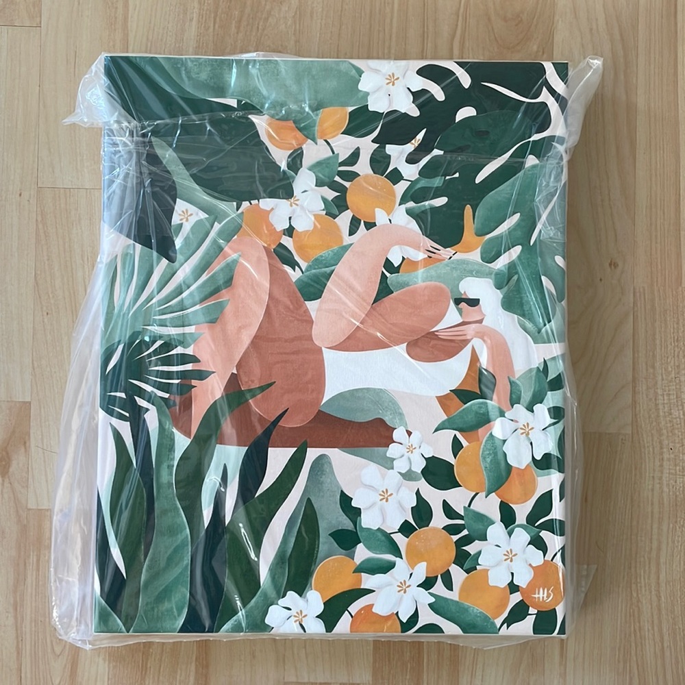 *NWT* Society 6 Maggie Stephenson Canvas Print “Plants Over Plans”